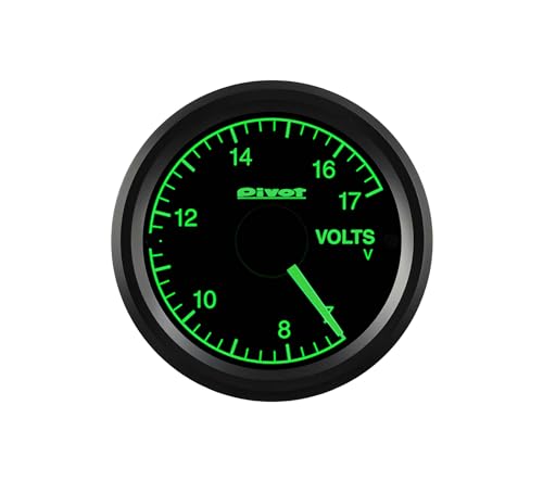 Amazon | ピボット(Pivot) GT GAUGE-52 電圧計 グリーン照明 GSV-5G